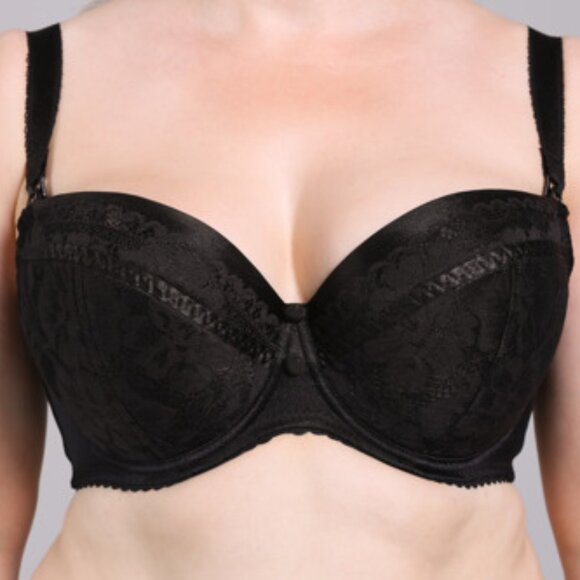 Ewa michalak KM-S Czarny Pik nursing bra and NWT thong panty 90GG 46 - Picture 5 of 5